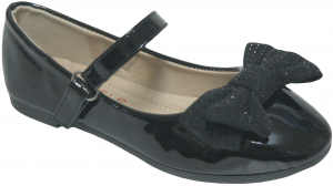 GIRLS BALLERINAS (2252515) BLACK PAT